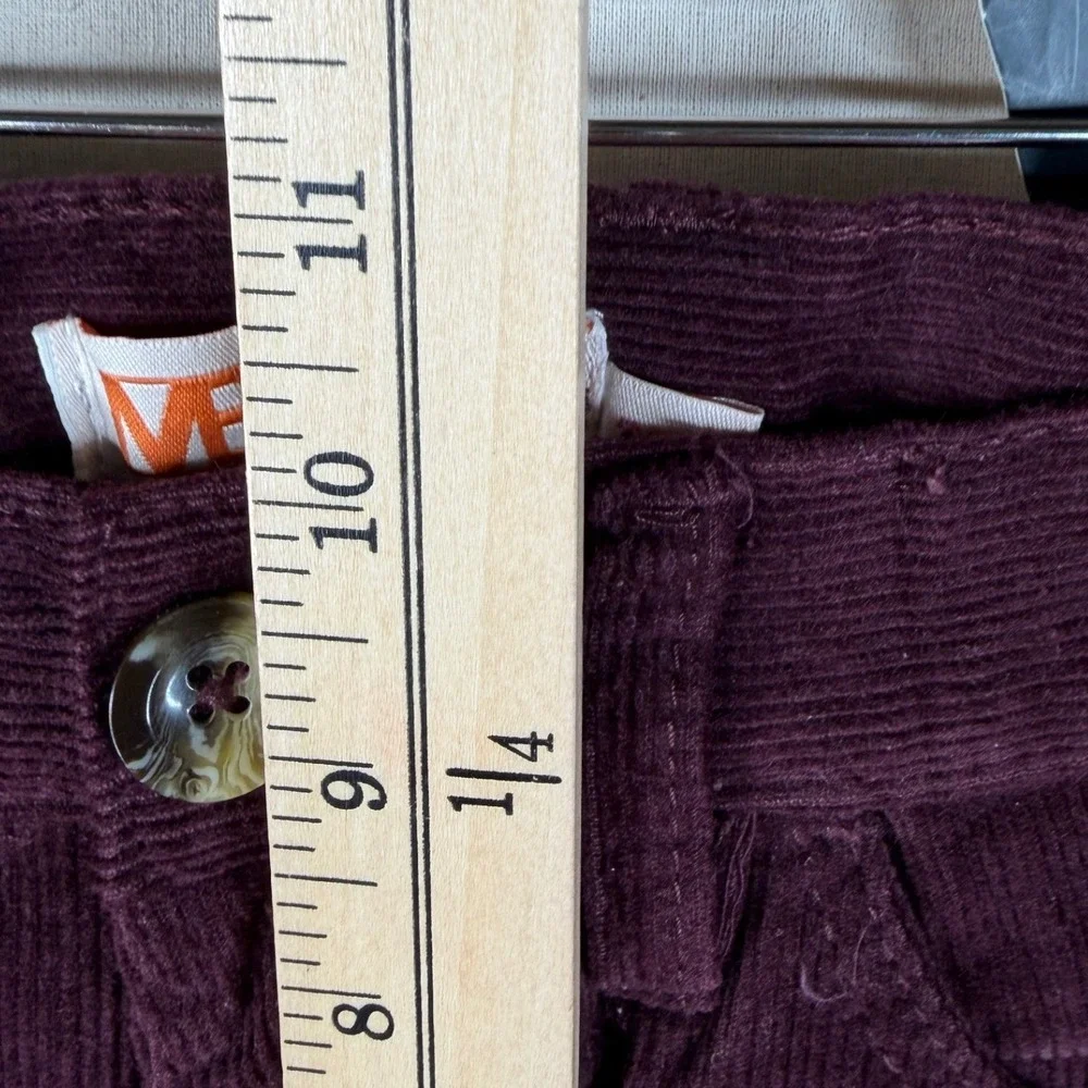 New MB Michael Brandon Corduroy Slim Fit‎ Pants size 30X30 Purple